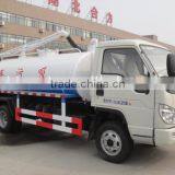 FOTON FORLAND 4x2 LHD/RHD 4000L Fecal Suction Truck 98hp Cheap Price thumbnail-1