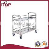 Apply to Hotel and Restaurant 2 Tiers Assembled Liquor and Wine Cart thumbnail-1