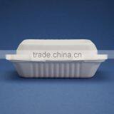 9"X6" Sugercnae 2 Compartments Clamshell thumbnail-2