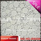 HG-R8008 Ultrawhite glass mosaic Villa tiles