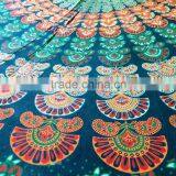 Multi color Mandala Tapestry Throw Indian Cotton Dorm decor Wall Hanging Beach throw blanket