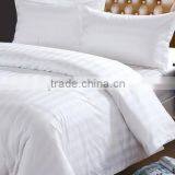 King White Hotel Bed Linen 3 cm Stripe Design Bed Linen