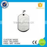 Promotional Zinc Alloy Debossed Logo Custom Engraving Metal Dog Tag thumbnail-3