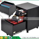 TJG Taiwan Metal 3 Drawer Mobile Pedestal Filing Cabinet Large Storage Space thumbnail-1