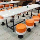 Marble Top KFC Used Table and Chairs for Sale, Solid Surface Bar Tables,artificial Marble Top Dining Table,Restaurant Table thumbnail-5