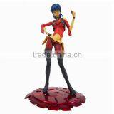 Custom Adult Anime Painted School Girl Marble Carved Figures Stand