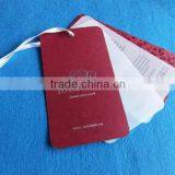 China Factory Whole Sale Printed Paper Hang Tag