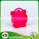 Silicone Case Cat Shape Alarm Leather Case Travel Clock thumbnail-4