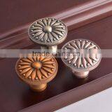 Antique Bronze Black Modern Round Zinc Alloy Bedroom Furniture Hardware Cabinet Kitchen Handles