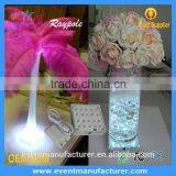 Wholesale Rechargeable 10cm Square Glass Vase Centerpieces Light thumbnail-1