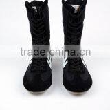 Custom Made Fashion Leather High-top Kick Boxing Shoes Boots Rubber Outsole for Boxing Specific Cushioning thumbnail-3