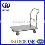 stainless steel platform trolley loading convertible