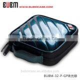 Green BUBM 32 Capacity PU Leather Cover CD Case CD Box DVD Case CD-ROM Holder Car Disc Case thumbnail-2