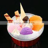Colored High Quality Round Aluminum Foil Container With Lid Used for Pudding,yogurt, Cupcake thumbnail-1