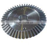 High quality alloy steel straight bevel gear with CNC milling service