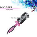 MY GIRL Top Quality Soft Bristle Easy-Grip Handle Round Tangled Magic Hairbrush thumbnail-1