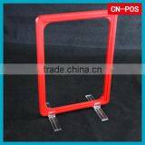 Supermarket Plastic Picture Frame Clip for Stand