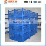 Wire Mesh Heavy Duty Steel Collapsible Cage Pallet thumbnail-4