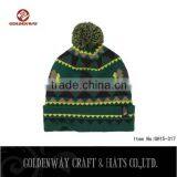 2016 Cheap Beanie Hat Custom Pom-pom Wool Knitted Beanie Hat thumbnail-1