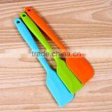 Mini Style 2016 New Commercial Grade Kitchen Colorful and Wood Handle Utensils SILICONE Cooking Shovel Set NY82 thumbnail-4