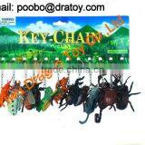 Cheap Customized PVC insect keychain