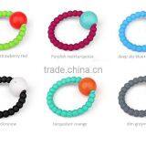 Funny Teething Toys Silicone Ring Baby Rattles Bap Free Baby Rattles thumbnail-2