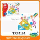Plastic Kid Flower Drawing Stencil Set thumbnail-4