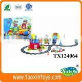 140pcs Intelligent Electric Train Railway Building Blocks