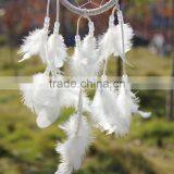 Promotional Christmas Gift Ornament Home Room Interior Decor Handmade Traditional White Feather Dreamcatcher thumbnail-2