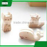 Cheap Table Mini Cartoon Wooden Animal Photo Name Business Card Holder thumbnail-3