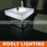 Super Modern Design Hotel Leisure Time LED Colourful Glorious Square Coffee Table Tea Table thumbnail-5