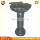 Small Oval Granite Corner Synthetic Stone Bathroom Sink thumbnail-2