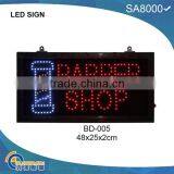 Barber Shop Open Led Sign BD-005 thumbnail-1