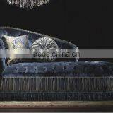 BISINI Classic Lounge Chair, European Style Comfortable Sofa Chair, Solid Wood With Fabric Chaise Lounge (BF01-X1188) thumbnail-1