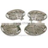 ROMA Snack Platter Four Peice Set Indian Aluminium Artware Gift Metal Tray thumbnail-1