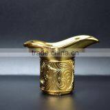 Non Refillable Aluminum-Plastic Bottle Screw Cap, Custom Golden Cap Wholesale thumbnail-1