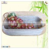 Antique String Clasp Black Gray Color Wooden Tray thumbnail-2