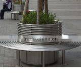 Stainless Steel Round Tree Bench thumbnail-3