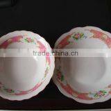 Ceramic Salad Bowl With Decal