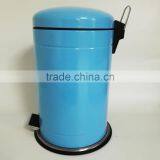 Powder Coated Dustbin 12L Stainless Steel Foot Pedal Trash Can Kitchen Waste Bin thumbnail-2