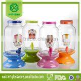 112oz Colorful Machine Made Dispenser With the Tap or Caramil Stand thumbnail-1