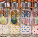Ecofriendly Clear Airtight Glass Water Bottle for Traveling thumbnail-1