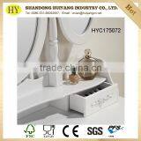 Custom Wooden Bedroom Dressing Table With Stool thumbnail-4