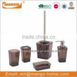 6pcs Purple Plastic Bathroom Set thumbnail-3