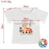 Baby Newborn 3 Pack Pullon Short Sleeve Shirt Solid Color Animal Children's T-shirt thumbnail-5