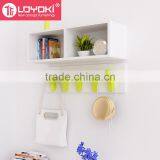 New Design Wooden DIY Coat Rack Eco-friendly Home Wall Decoration Home Entryway Wall Coat Rack thumbnail-3