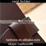 OEM Promotional Unique Gift Leather Credit Card Holders ,fashion&foldable&square Wholesale Leather Gift Card Holders thumbnail-3