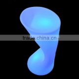 led cheap party plastic high stool