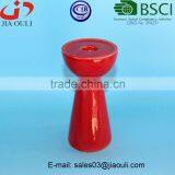 BSCI Audit Factory Wedding Table Centerpieces Ceramic Candlestick Red Pillar Candle Holder thumbnail-3