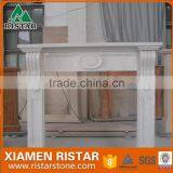 For Sale Natural White Marble Fireplace Surround Mantel RST-FP-DLS009A thumbnail-1